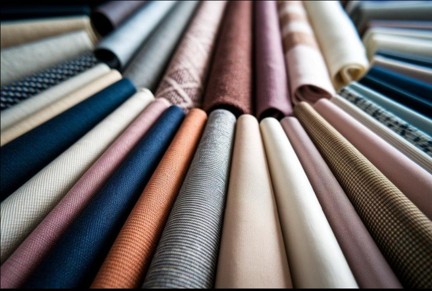 Fabric swatch fan